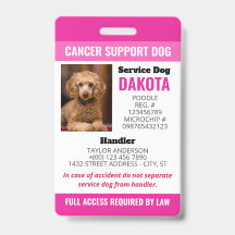QR-Foto-ID des Hundes-Logos für rosa Krebs