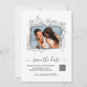 *~* QR Foto Save the Date Hochzeit - AR6 Website Einladung