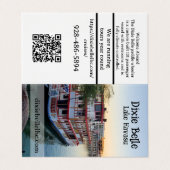 QR-Foto Visitenkarten (Außenseite Aufgefaltet)