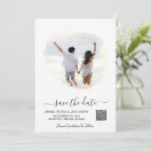 *~* QR Foto WEDD SPEICHERN - AR6 Website Einladung (Stehend Vorderseite)