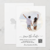 *~* QR Foto WEDD SPEICHERN - AR6 Website Einladung (Vorne/Hinten)