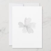 *~* QR Foto - WEDD SPEICHERN SIE DAS DATUM AR6 Web Einladung (Rückseite)