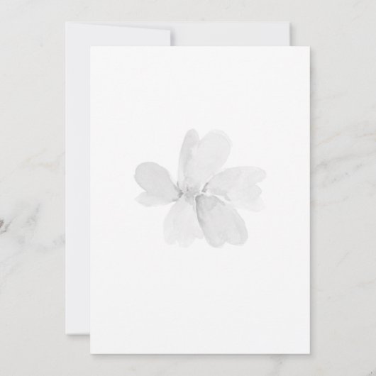 *~* QR Foto - WEDD SPEICHERN SIE DAS DATUM AR6 Web Einladung (Rückseite)