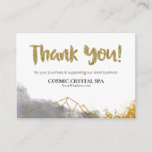 *~* QR GEOMETRIC - DANK IHREM LOGO AP8 Review Begleitkarte (Vorderseite)