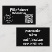 Qr-Geschäftskarte Visitenkarte (Vorne/Hinten)