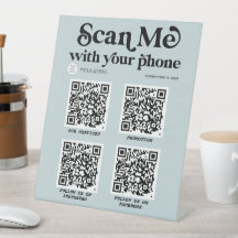 QR-Geschäftszeichen, Moderne Typografie-Scannierba