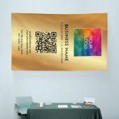 QR-Glamour für benutzerdefinierte Großformat-Logos Banner (Messe)