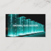 QR Glass Company Visitenkarte (Vorderseite)