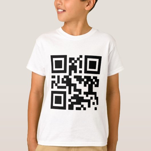 QR "glücklicher Sabbat!" Code T-Shirt (Vorderseite)