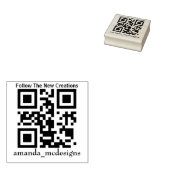 qr gummistempel (Stempel)