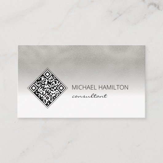 QR-Industrie Visitenkarte (Vorderseite)