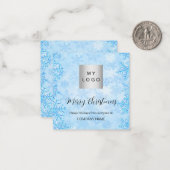 QR Instagram Mitteilungskarte (Vorderseite/Rückseite Beispiel)