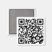 QR-Kodex für die Bekämpfung von Lähmungen | Funny Magnet (Vorderseite/Rückseite)