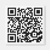 QR-Kodex für die Bekämpfung von Lähmungen | Funny Magnet (Vorne)