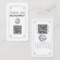 QR-Kodex für irrisierende Kristallmedien