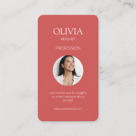 QR-Kodex für Korallenriffe im Foto Visitenkarte