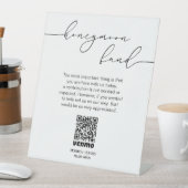 QR-Kodex-Zeichen für Honeymoon-Kalligrafie Sockelschild (In Situ)