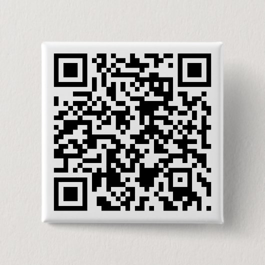 QR kodierter Knopf - kundengerecht Button (Vorderseite)