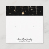 *~* QR Kosmischer Himmelsmuschelverdienst Quadratische Visitenkarte (Vorderseite)