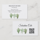 QR Kräutern Koch Restaurant Dellago Visitenkarte (Vorne/Hinten)