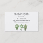 QR Kräutern Koch Restaurant Dellago Visitenkarte (Vorderseite)