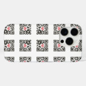 QR-Liebe Case-Mate iPhone Hülle (Rückseite (Horizontal))