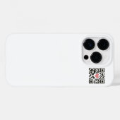 QR-Liebe Case-Mate iPhone Hülle (Rückseite (Horizontal))