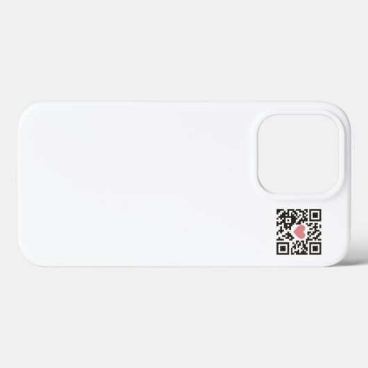 QR-Liebe Case-Mate iPhone Hülle (Rückseite (Horizontal))