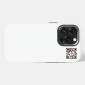 QR-Liebescode iPhone Hülle (Rückseite (Horizontal))