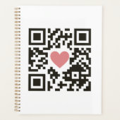 QR-Liebescode Planer (Vorderseite)