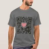 QR-Liebescode T-Shirt (Vorderseite)