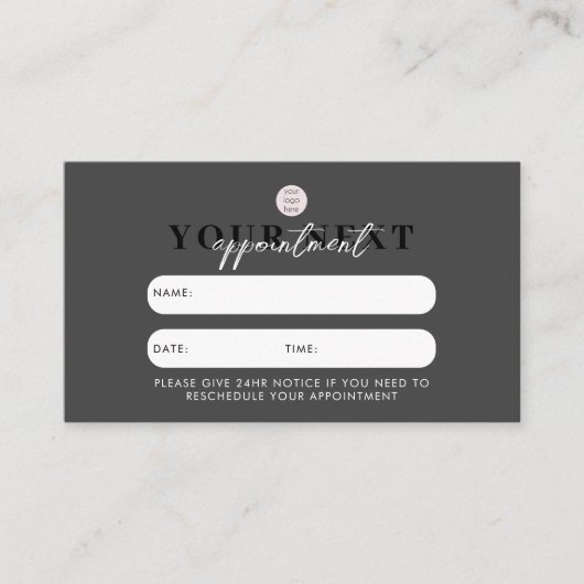 QR-Logo der Black Luxe Client-Kundenkarte Visitenkarte (Vorderseite)