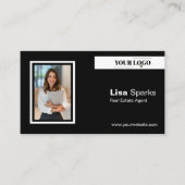 QR-Logo-Foto für berufliches Real-Anwesen Visitenkarte (Vorderseite)