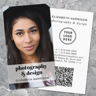 QR-Logo für berufliches Foto Visitenkarte