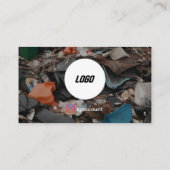 QR-Logo für die Entfernung von Junk Visitenkarte (Rückseite)