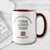 QR-Logo für Geschäftsmeldungen Tasse