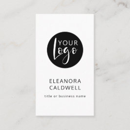 QR-Logo für Social Media Minimalistisch Visitenkarte