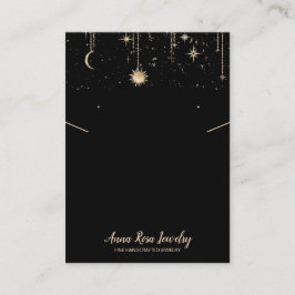 *~* QR Logo Kosmischer Mondschmuck Erring Necklace Visitenkarte