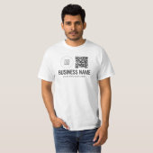 QR-Logo-Member für doppelseitige Printwerbung - Me T-Shirt (Vorne ganz)