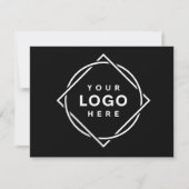 QR-Logo | Modernes & elegantes Business Einladung (Vorderseite)