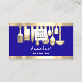 QR-Logo Persönlicher Koch Kochen Restaurant Lebens Visitenkarte