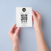 QR-Logo Social Media Business Flyer (Gruppe)