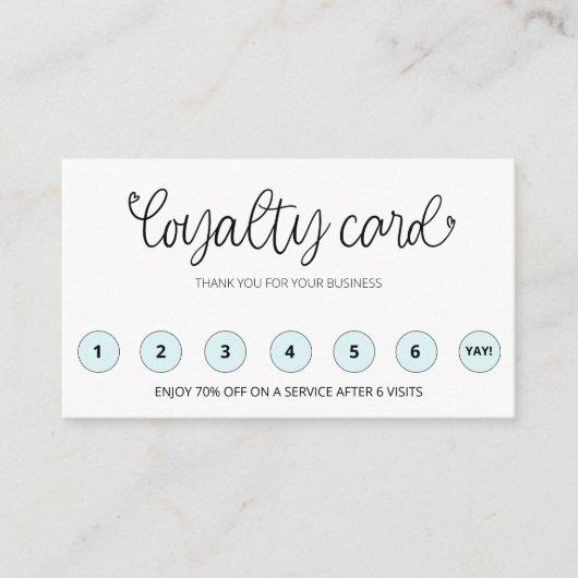 *~* QR-LOGO Vielen Dank für Ihre Belohnungen Herz Treuekarte (Vorderseite)