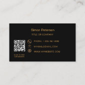 QR-Logo Visitenkarte (Rückseite)