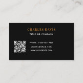 QR-Logo Visitenkarte (Rückseite)