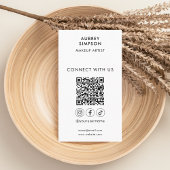 QR-Logos für Berufliche Geschäftsbereiche Visitenkarte