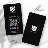 QR-Logos für soziale Medien - Modern einfach Visitenkarte