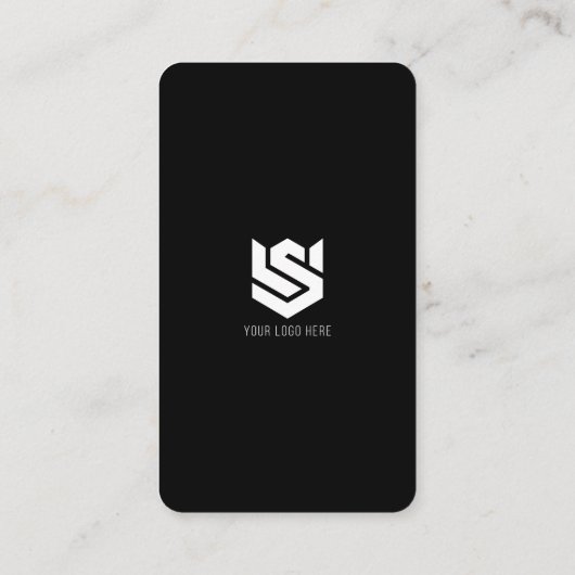 QR-Logos für soziale Medien - Modern einfach Visitenkarte (Rückseite)