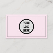 QR-Logos für soziale Medien Schwarzer Influenza Visitenkarte (Rückseite)