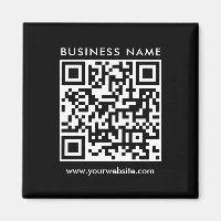 QR-Logos Text Schwarze Vorlage Platz